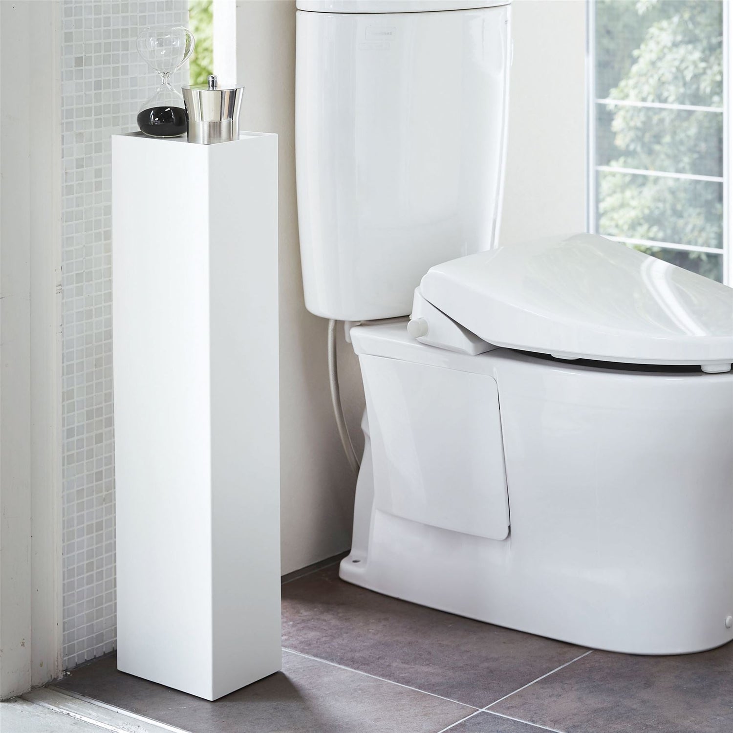 Slimline Bathroom Storage Unit - Tower