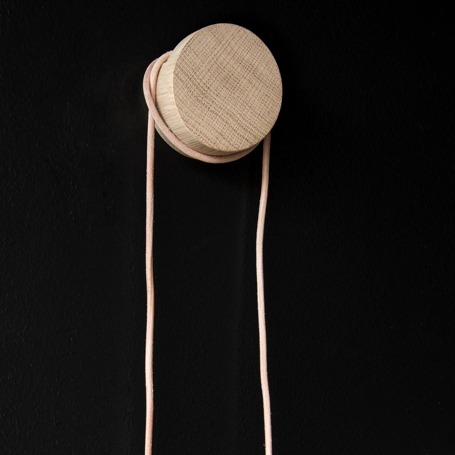 Wood Knot Storage Hook - Oiled Oak