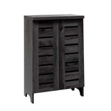 Slatted Shoe Cabinet - Not A Boring Box