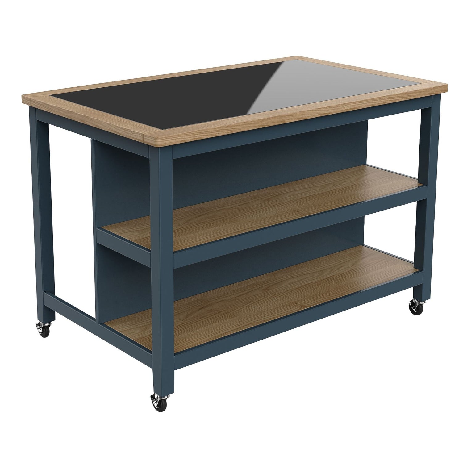 Open Kitchen Island With Breakfast Bar