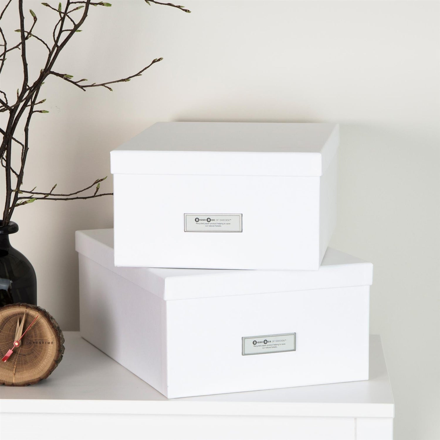 Set of 2 Fibreboard Storage Boxes - Ulrika - Not A Boring Box APFE