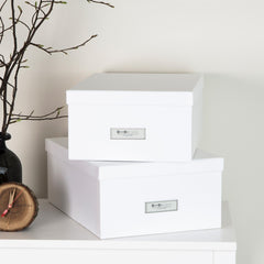 Set of 2 Fibreboard Storage Boxes - Ulrika - Not A Boring Box APFE