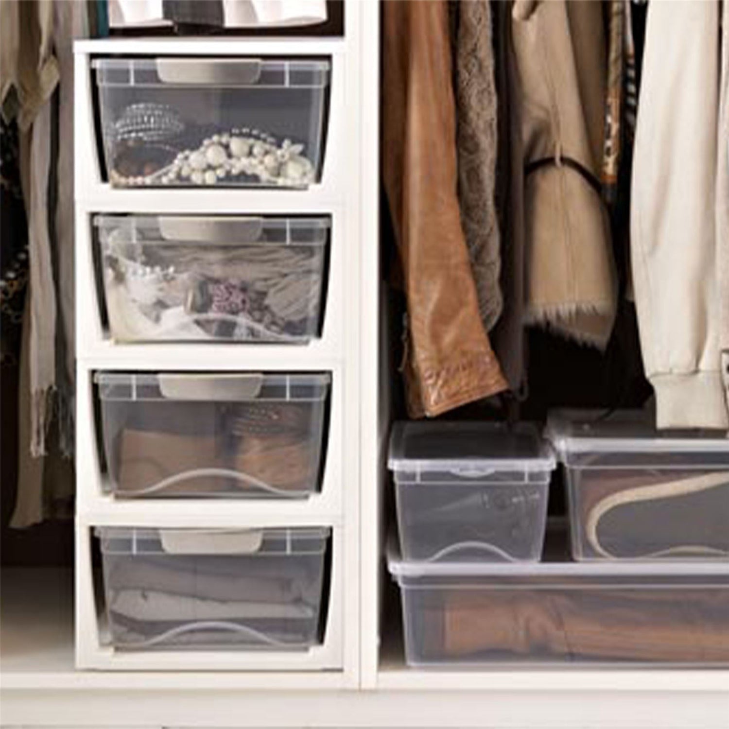 Shoe & Wardrobe Storage Drawers - Small - Not A Boring Box APFE