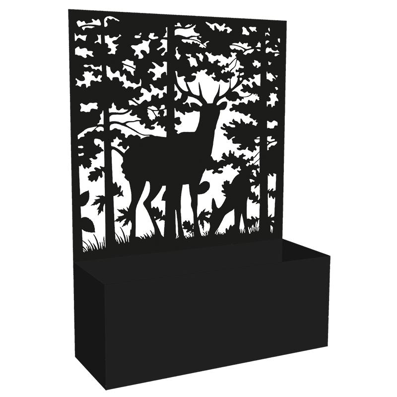 Planter with Trellis Screen