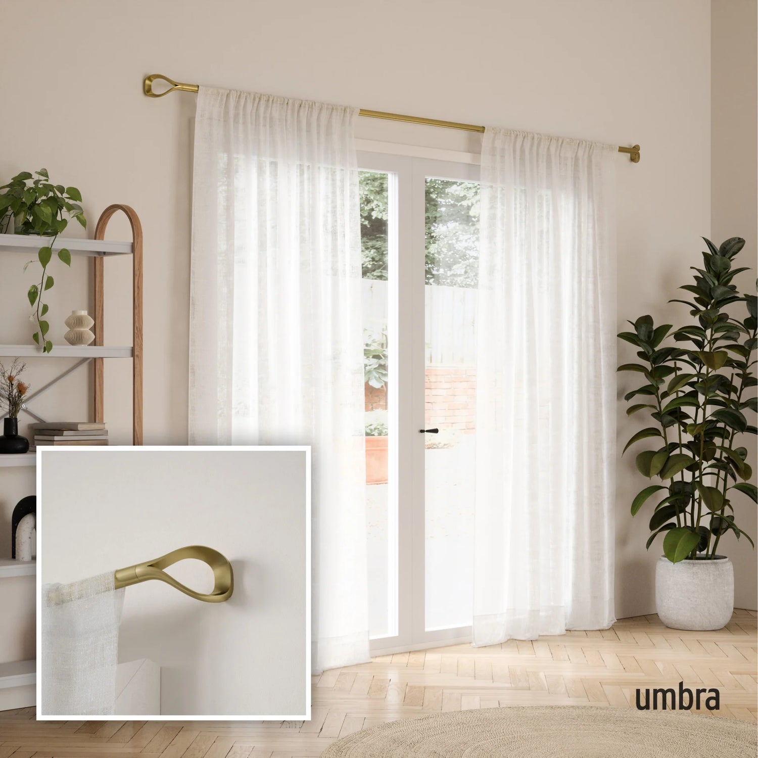 Loop Curtain Rod - Umbra