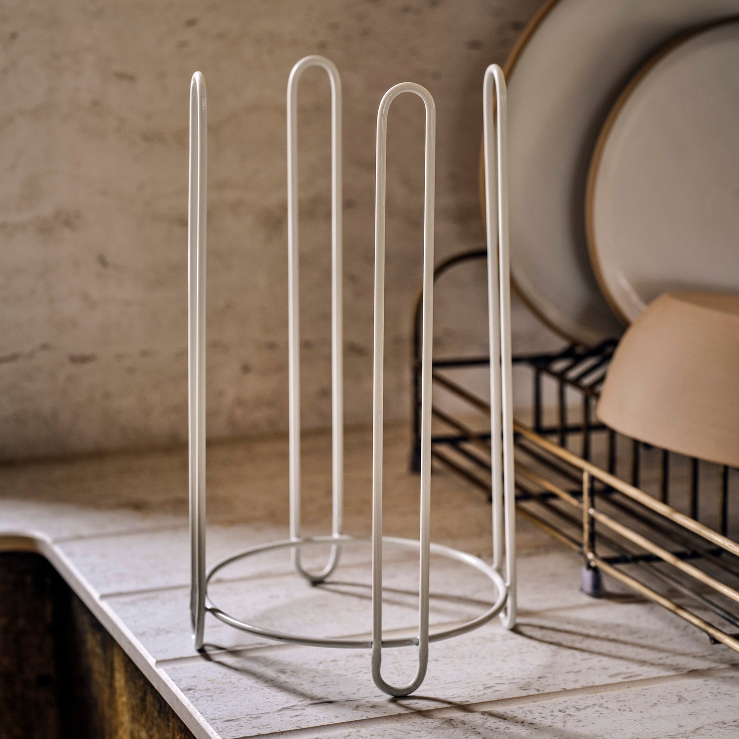 Brompton Bottle Dryer - Chalk