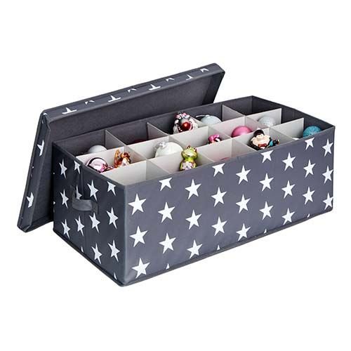 Fold - Flat Christmas Bauble Storage Box - Not A Boring Box APFE