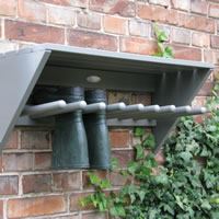Wall Mounted Welly Rack - Wooden