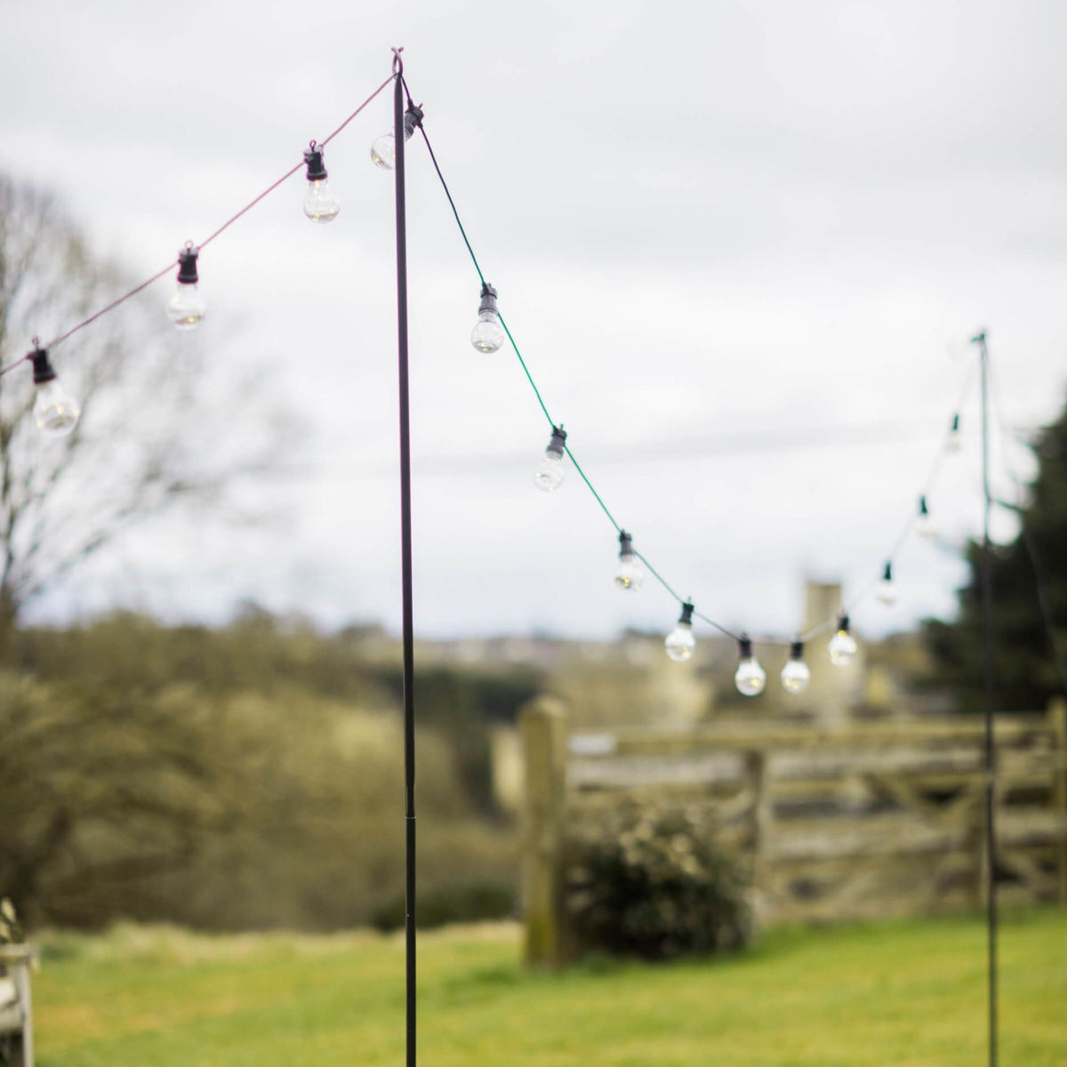 Festoon Lights Pole