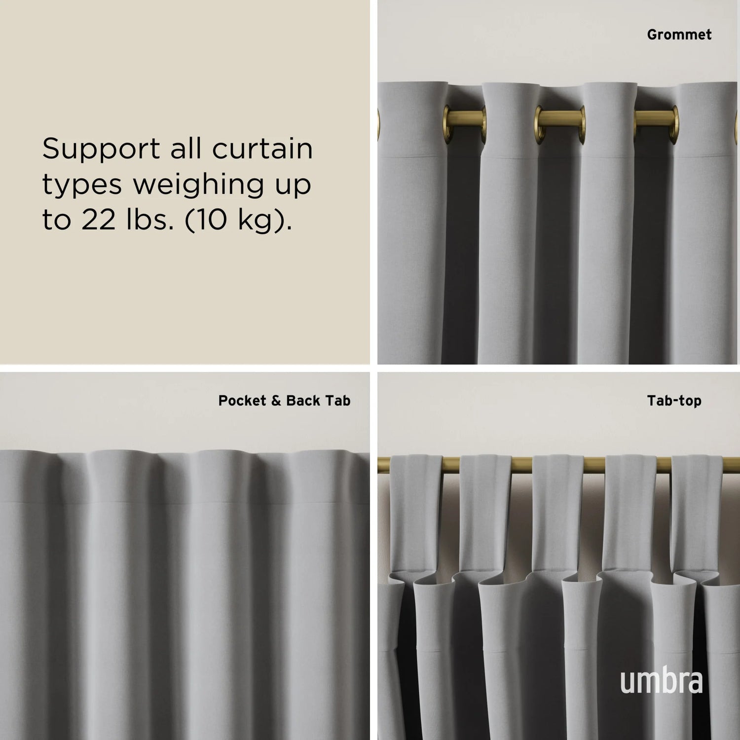 Loop Curtain Rod - Umbra