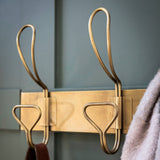 Brompton Hook Rail – Antique Brass