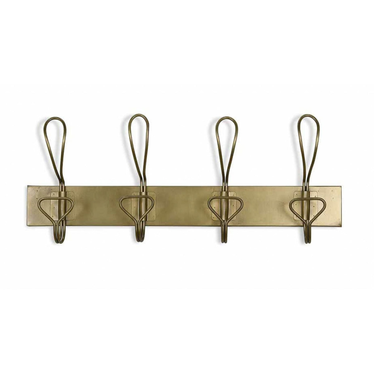 Brompton Hook Rail – Antique Brass