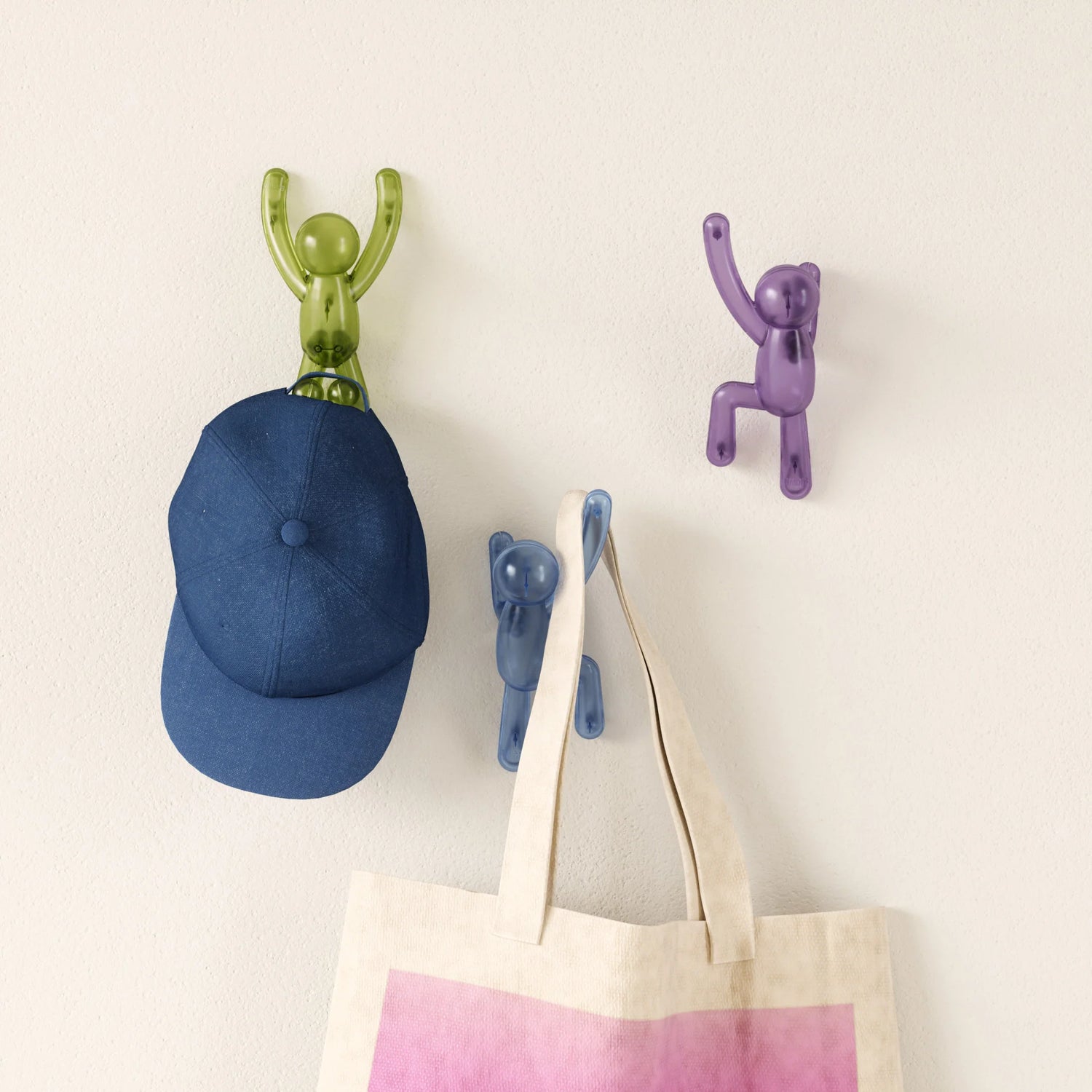Umbra Buddy Wall Hooks (Set of 3) – Colourful Coat Hooks
