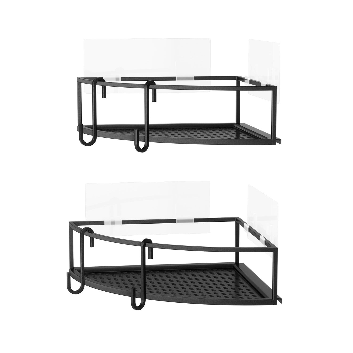 Set Of 2 Corner Shower Caddies Cubiko
