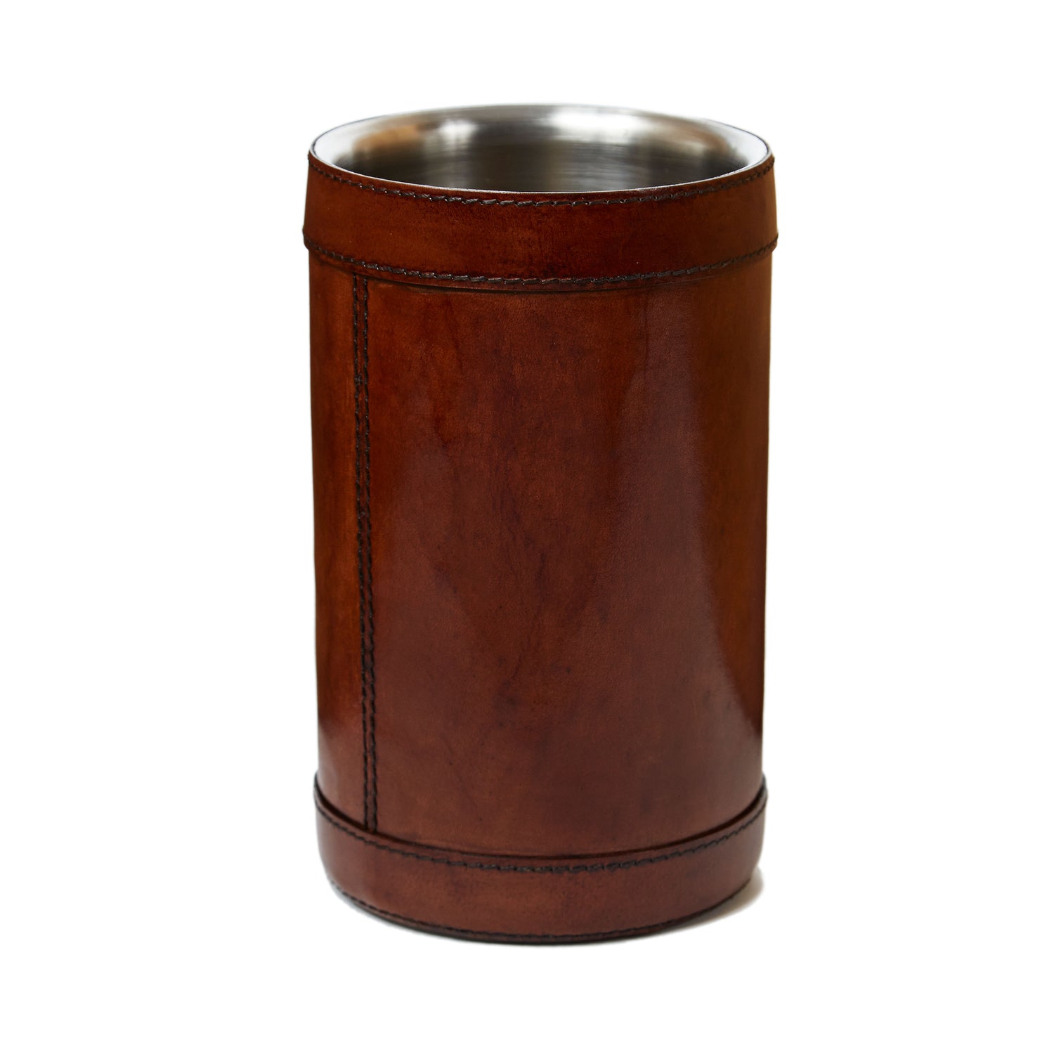 leather wine cooler