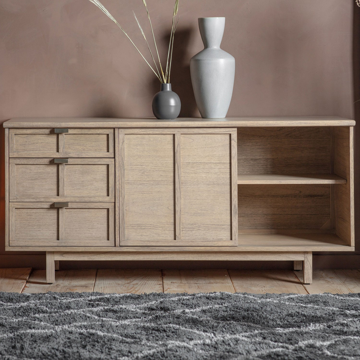 3 Drawer 2 Door Sideboard Tokyo
