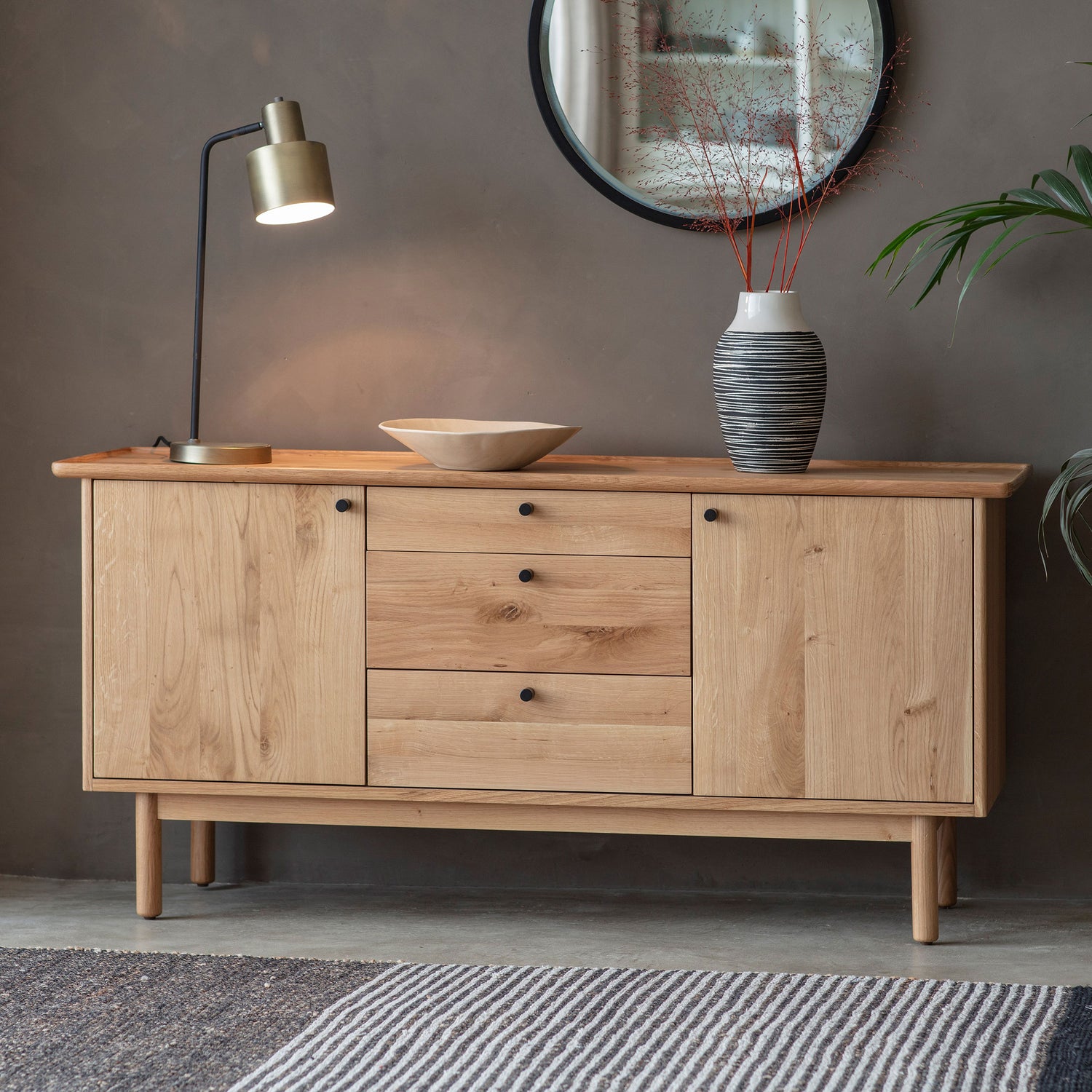 2 door 3 drawer sideboard stockholme