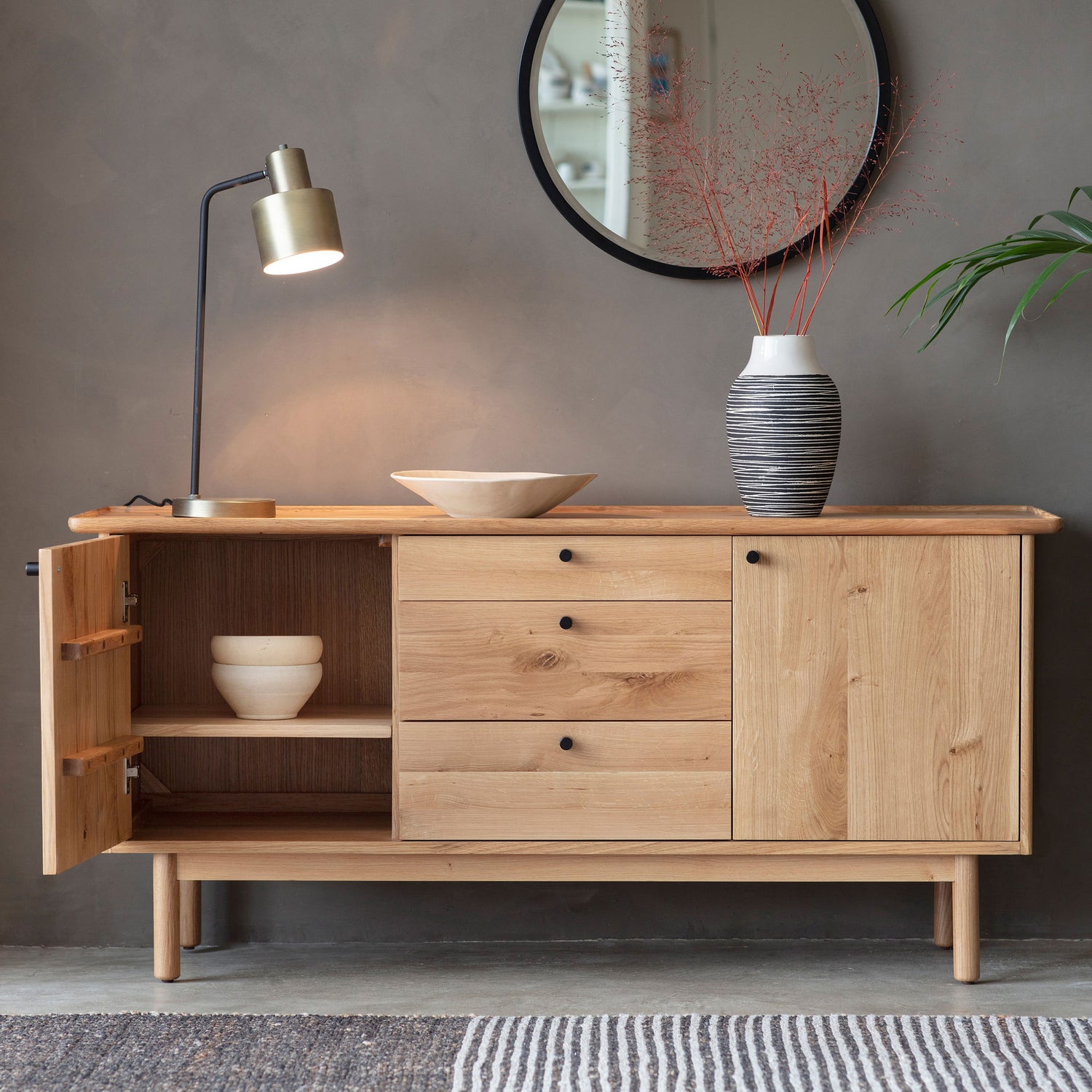 2 door 3 drawer sideboard stockholme