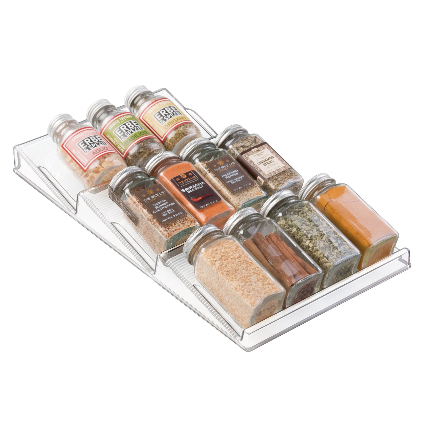 in drawer spice rack