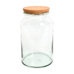 Glass Jar With Cork Lid 7 Litre