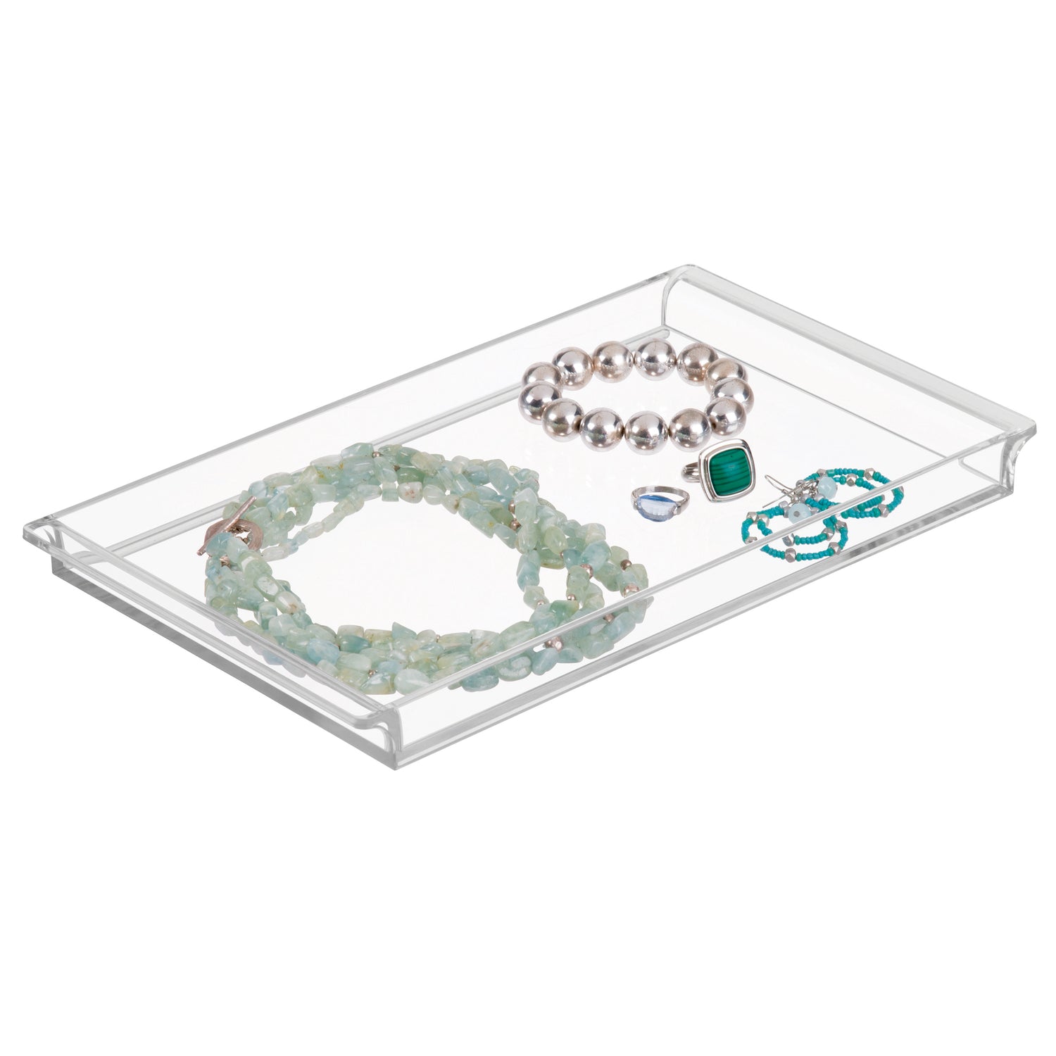 Shallow Vanity Tray Clarity