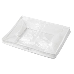 White Storage Bag With Window Set Of 2 - Not A Boring Box