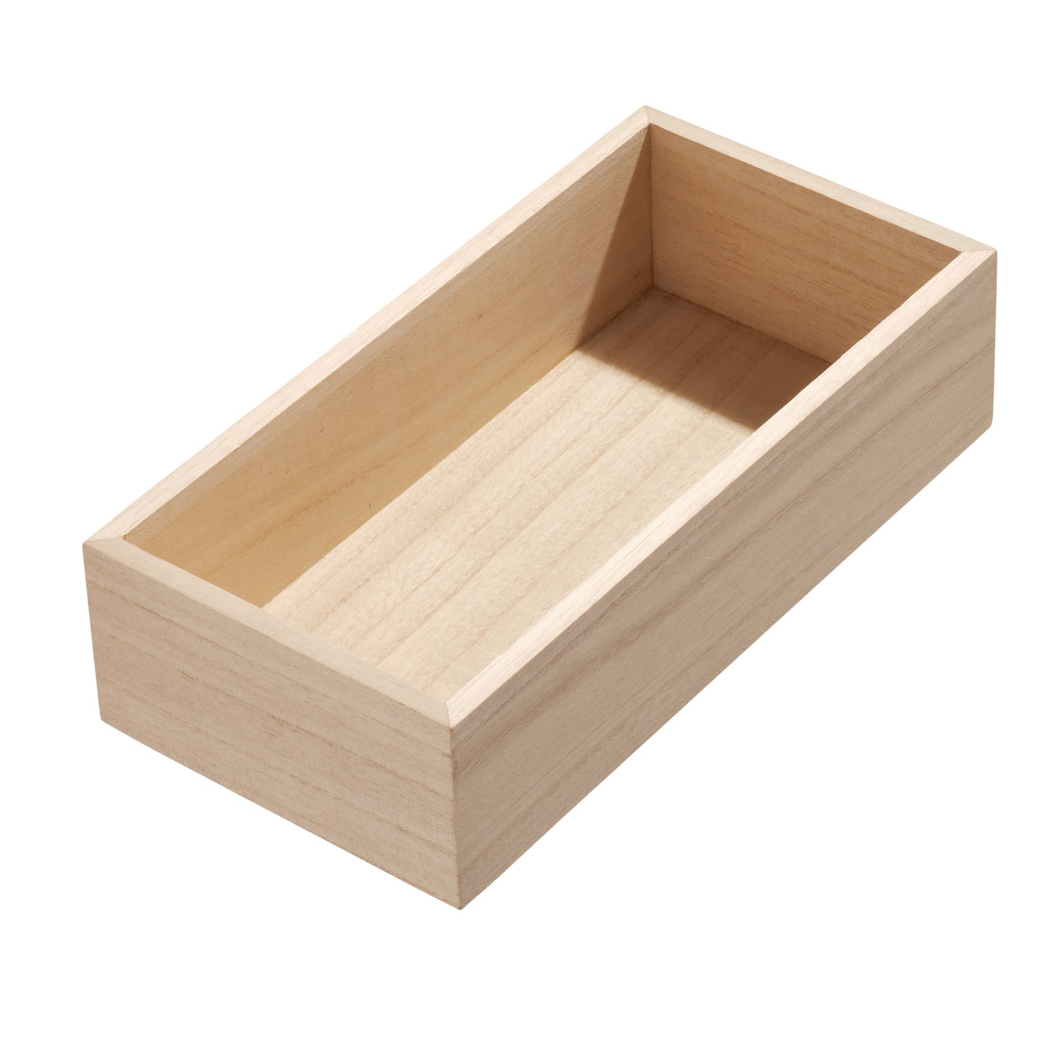 wooden drawer organiser wide