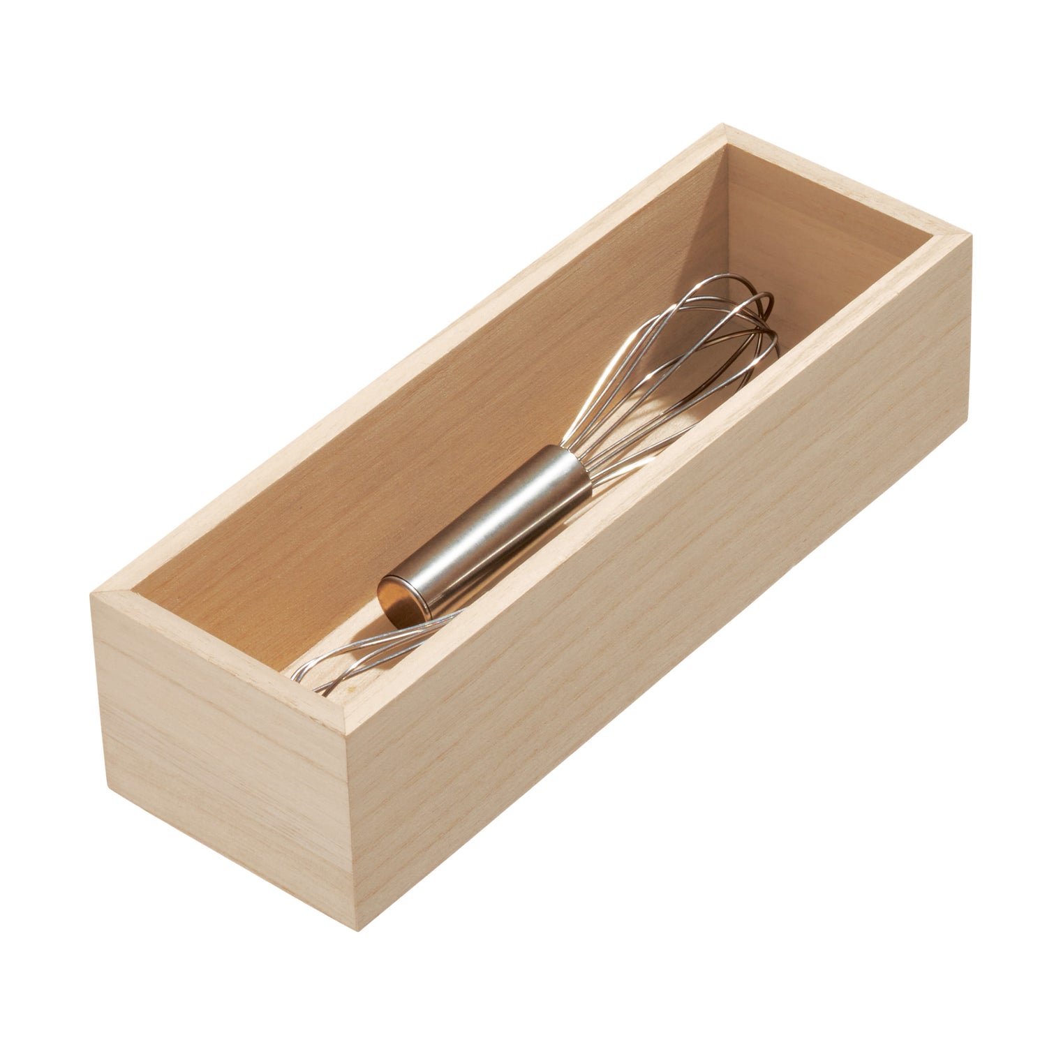wooden drawer organiser long