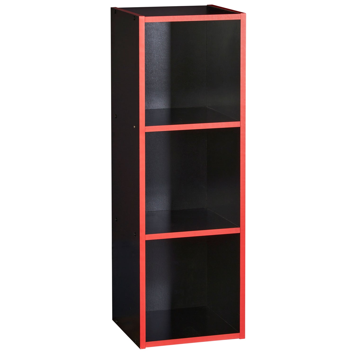 3 Cube Storage Unit Black And Red