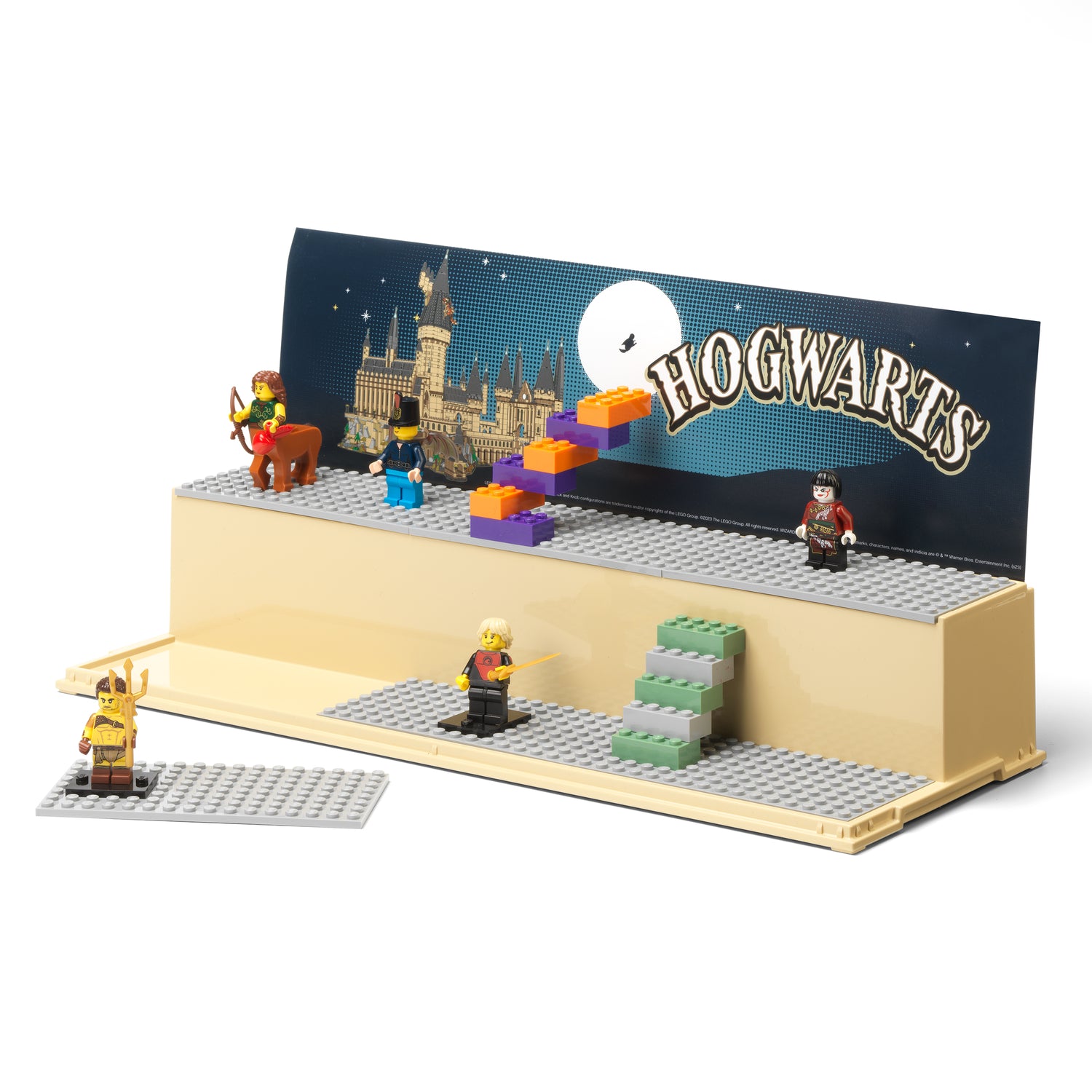 lego play display case harry potter