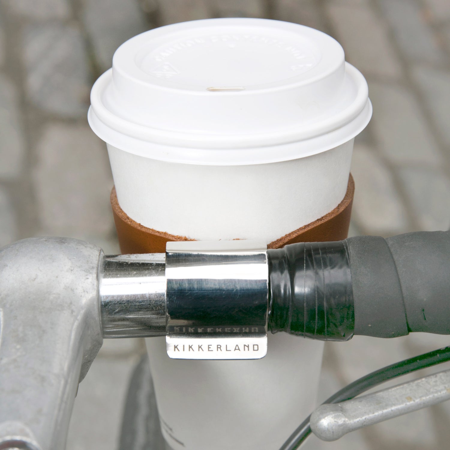 Bike Drink Holder Leather
