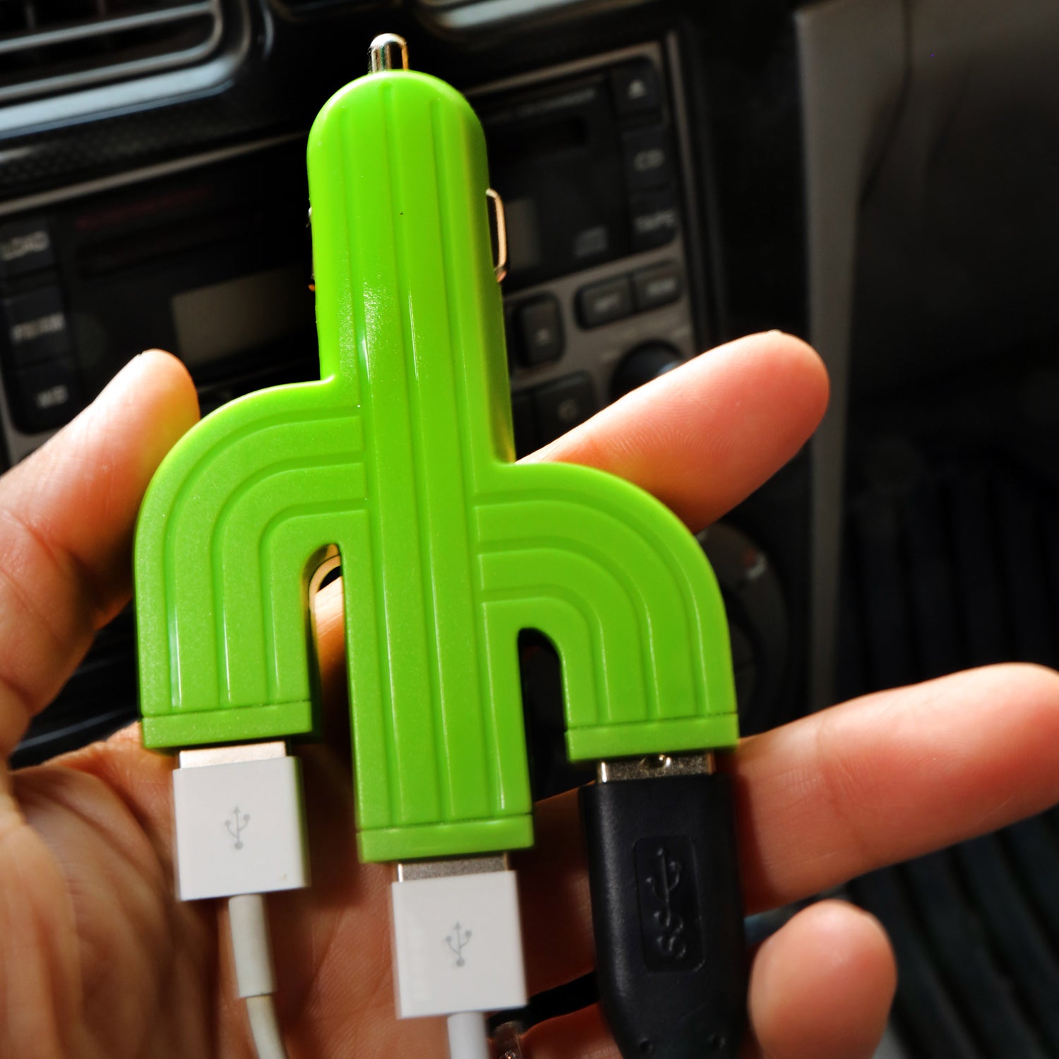 In Car Phone Charger Cactus