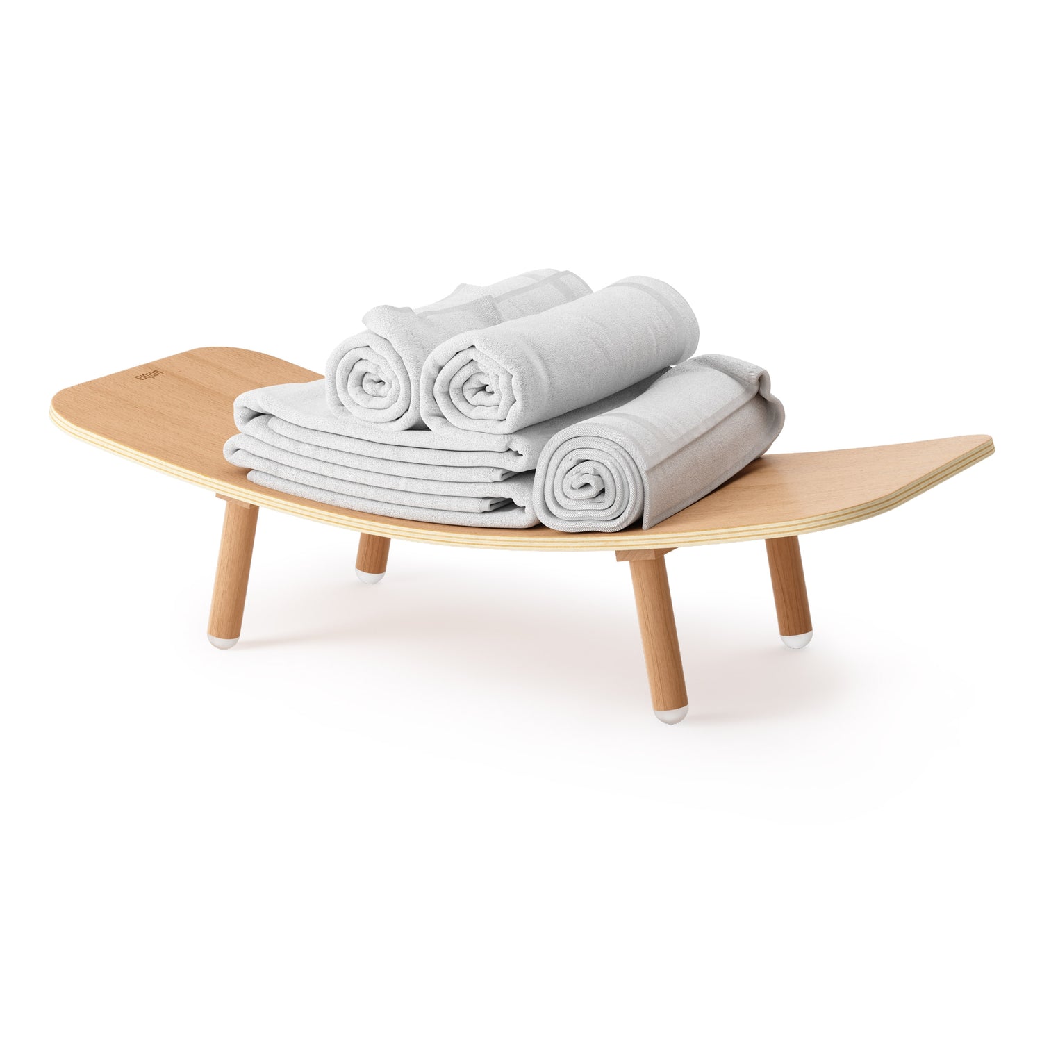 Wooden Towel Shelf