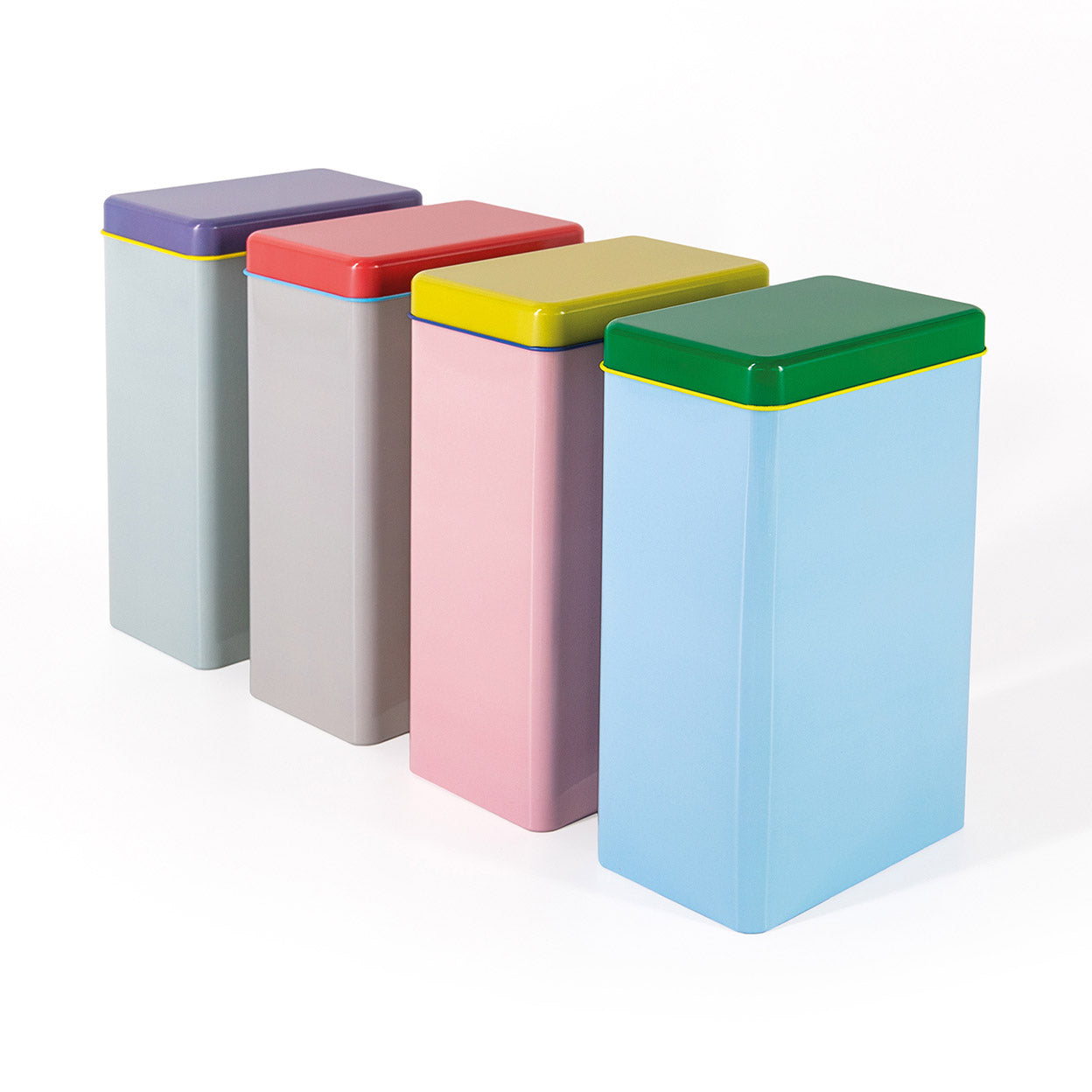 Rectangular Storage Tins Set Of 4