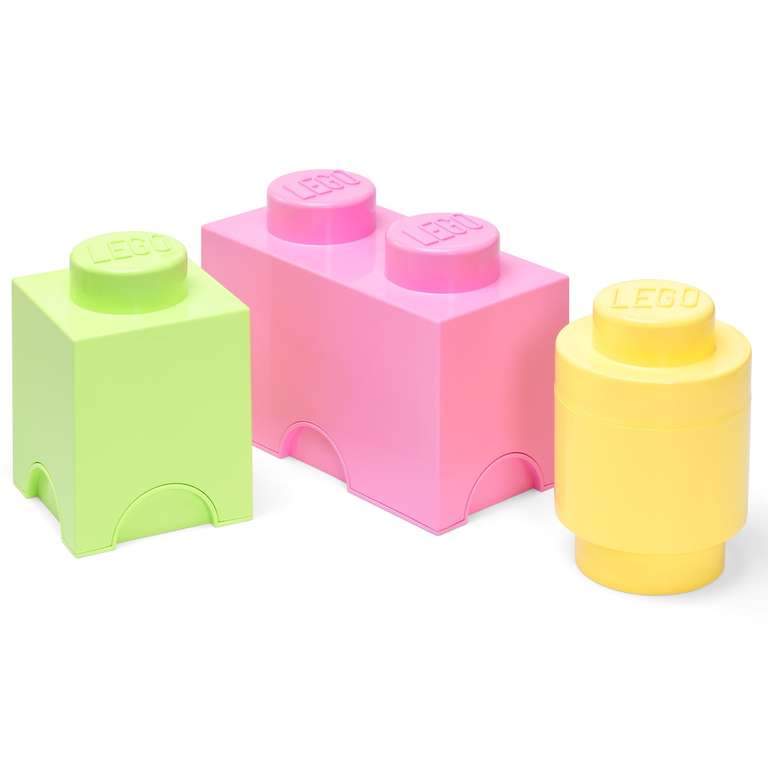 giant lego storage blocks pastel 3 brick multipack