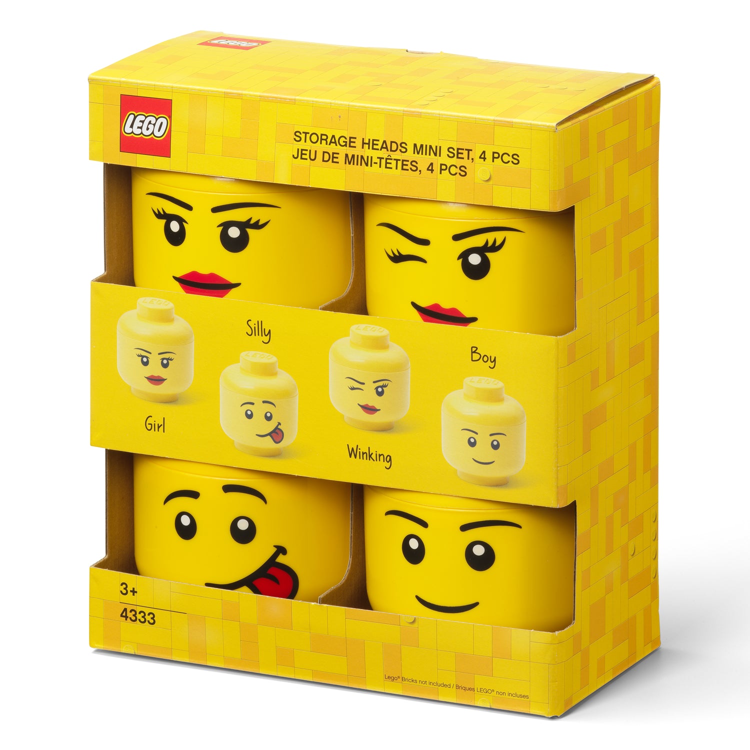Lego Storage Head Bundle Mini
