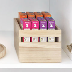 Wooden Pantry Storage Bin With Handle- Tall Medium