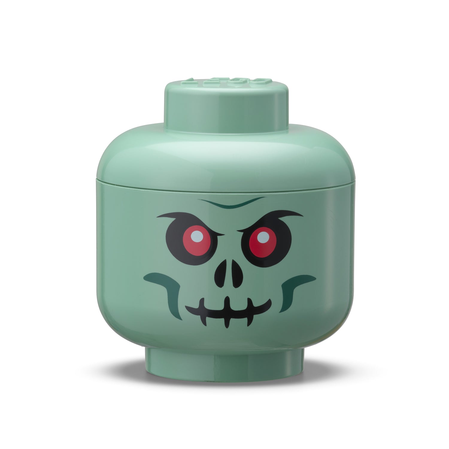 Giant Lego Storage Head Mini Green Skeleton