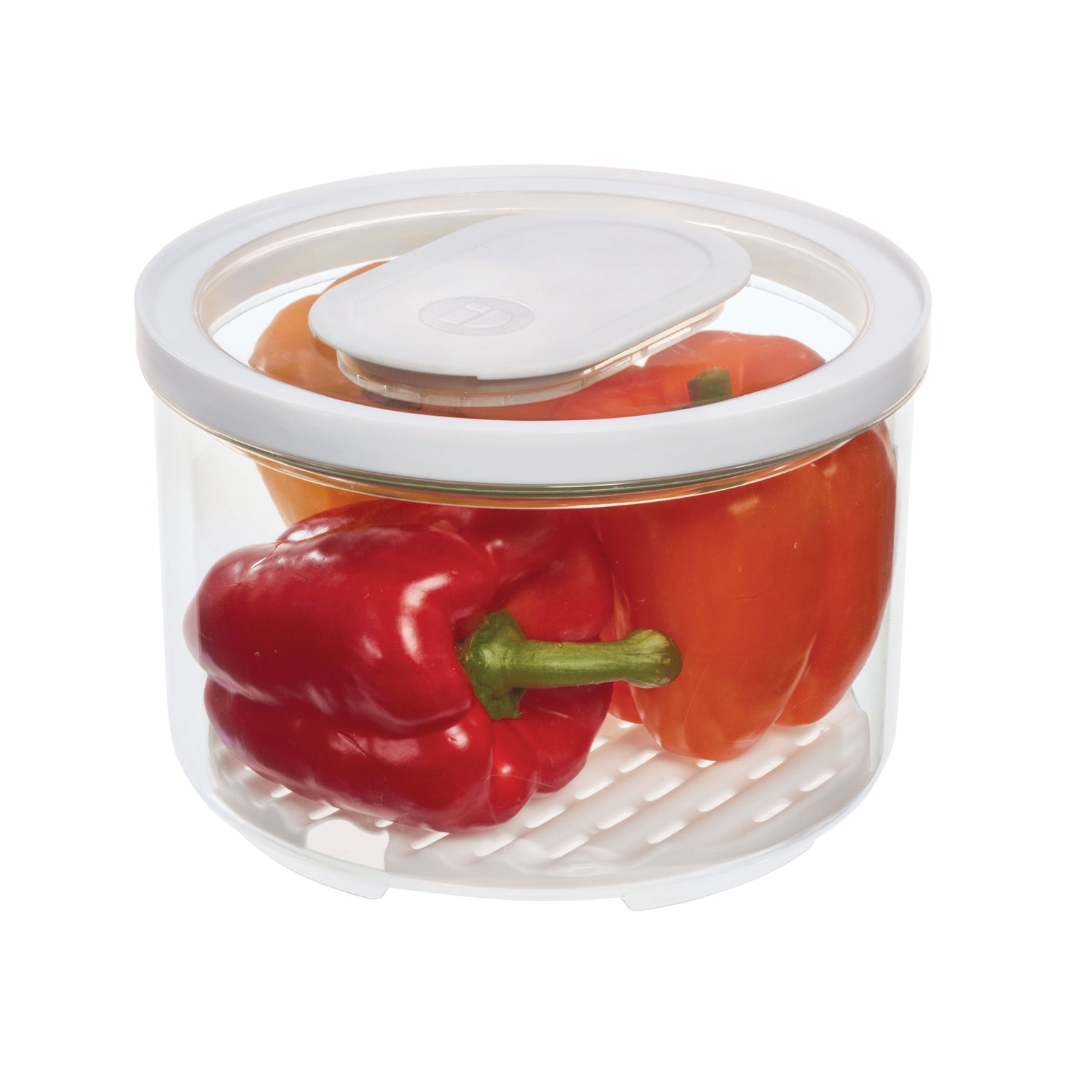 large lidded produce storage bowl fresh