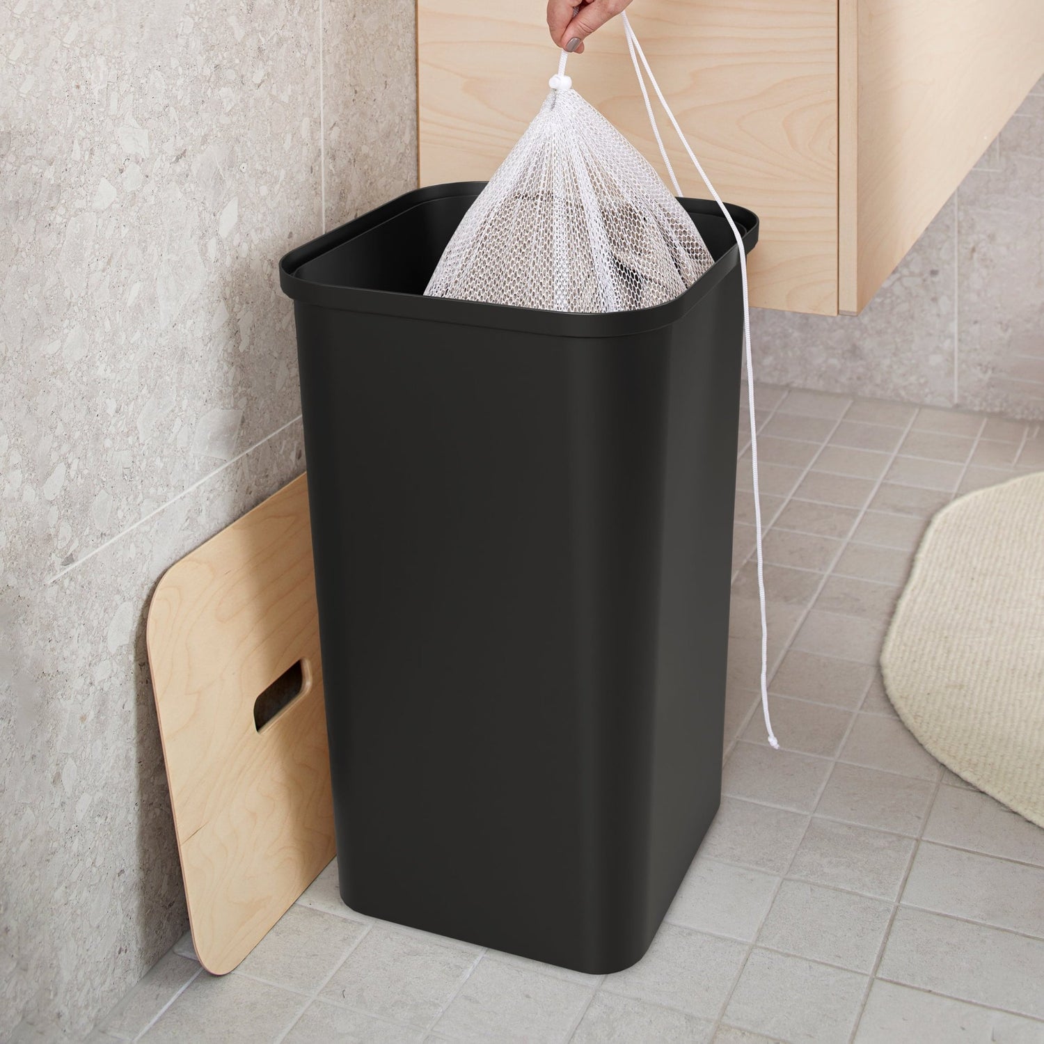 Slimline Recycle Bin - SmartStore Collect 53L - Mesh Bag - Not A Boring Box APFE