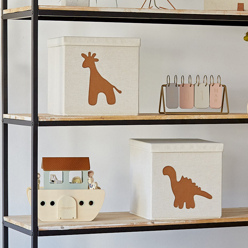 Lidded Storage Cube - Animal