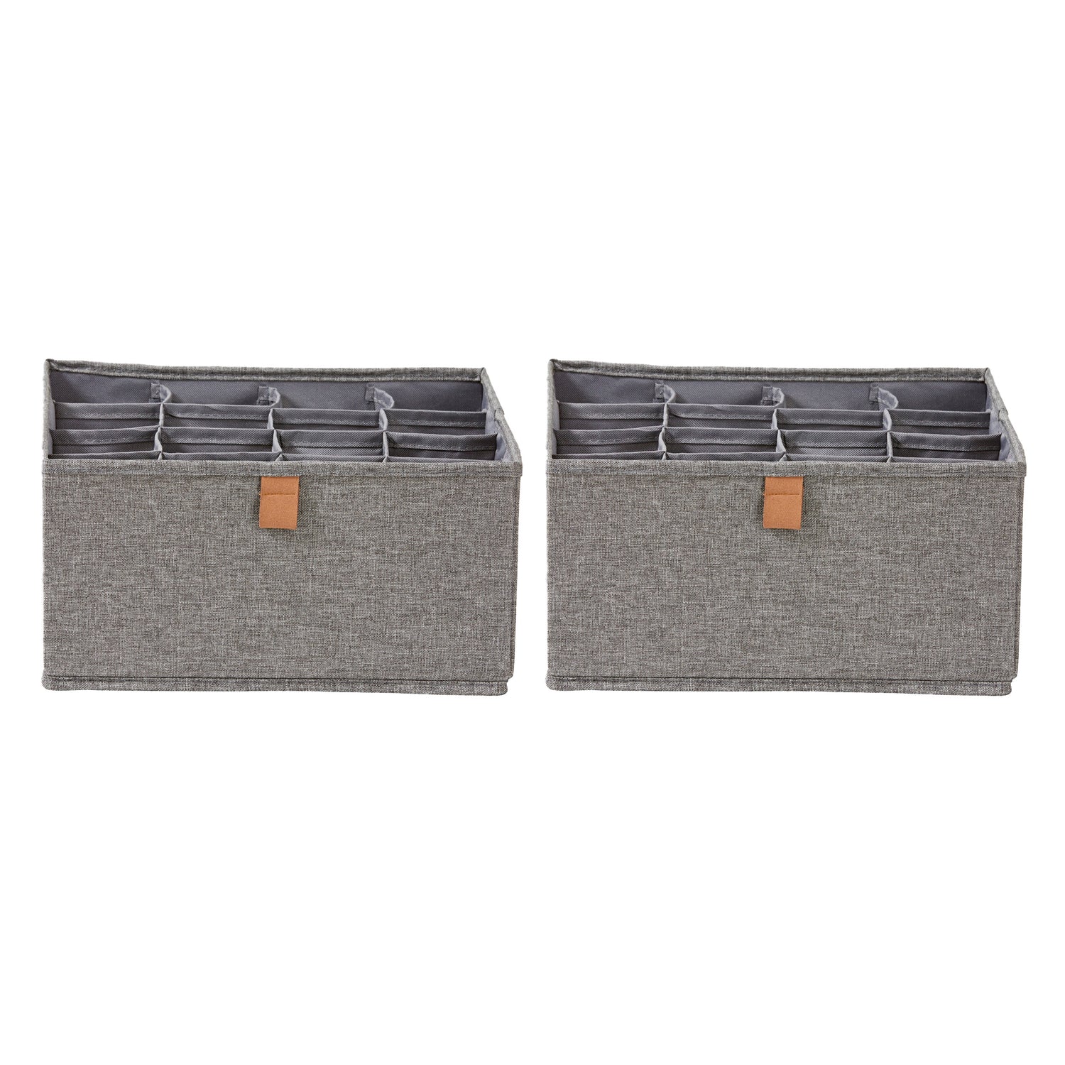 Set of 2 Organisers with 16 Compartments