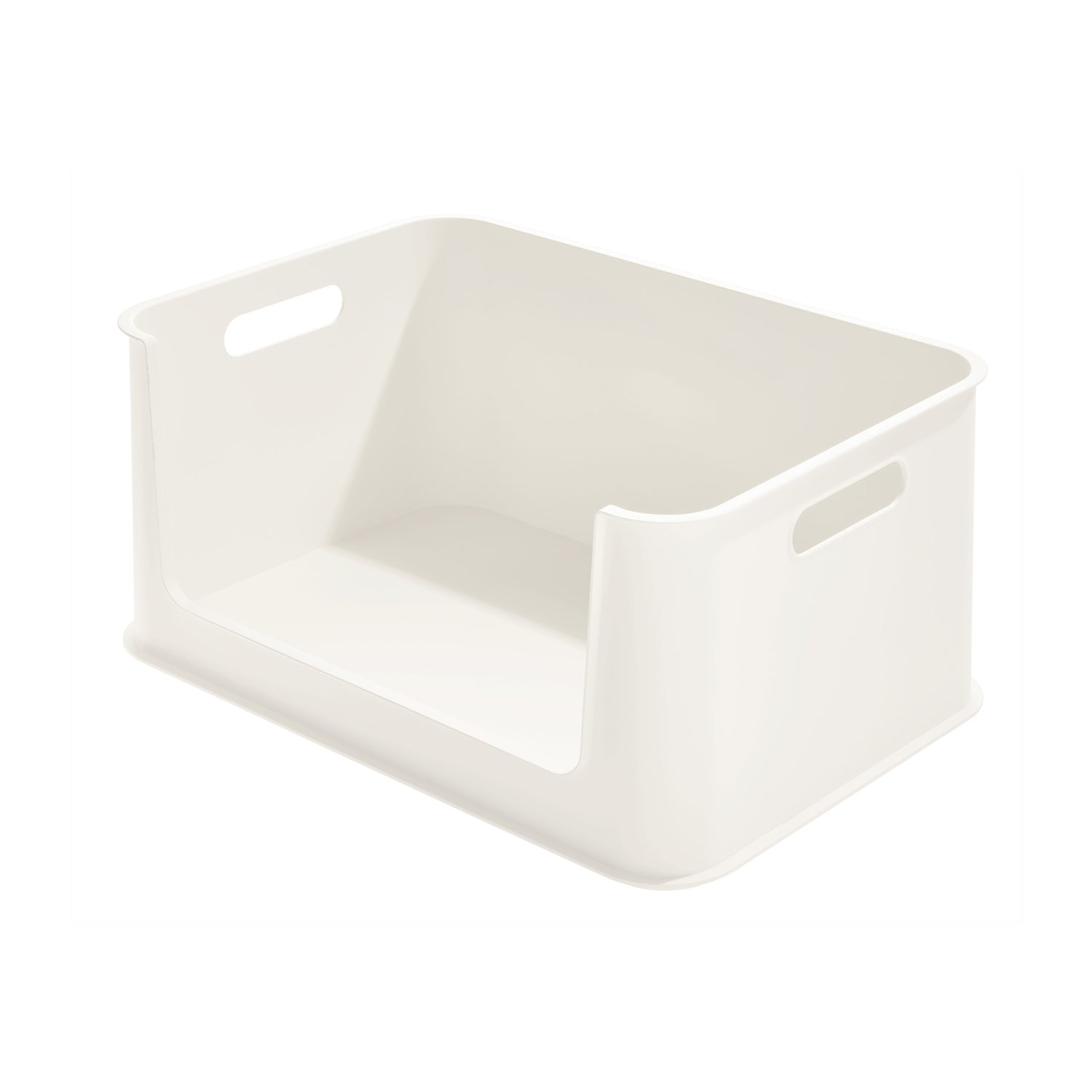 Stackable Open Front Storage Bin