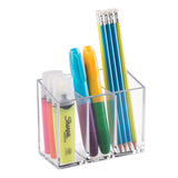 3 compartment organiser clarity