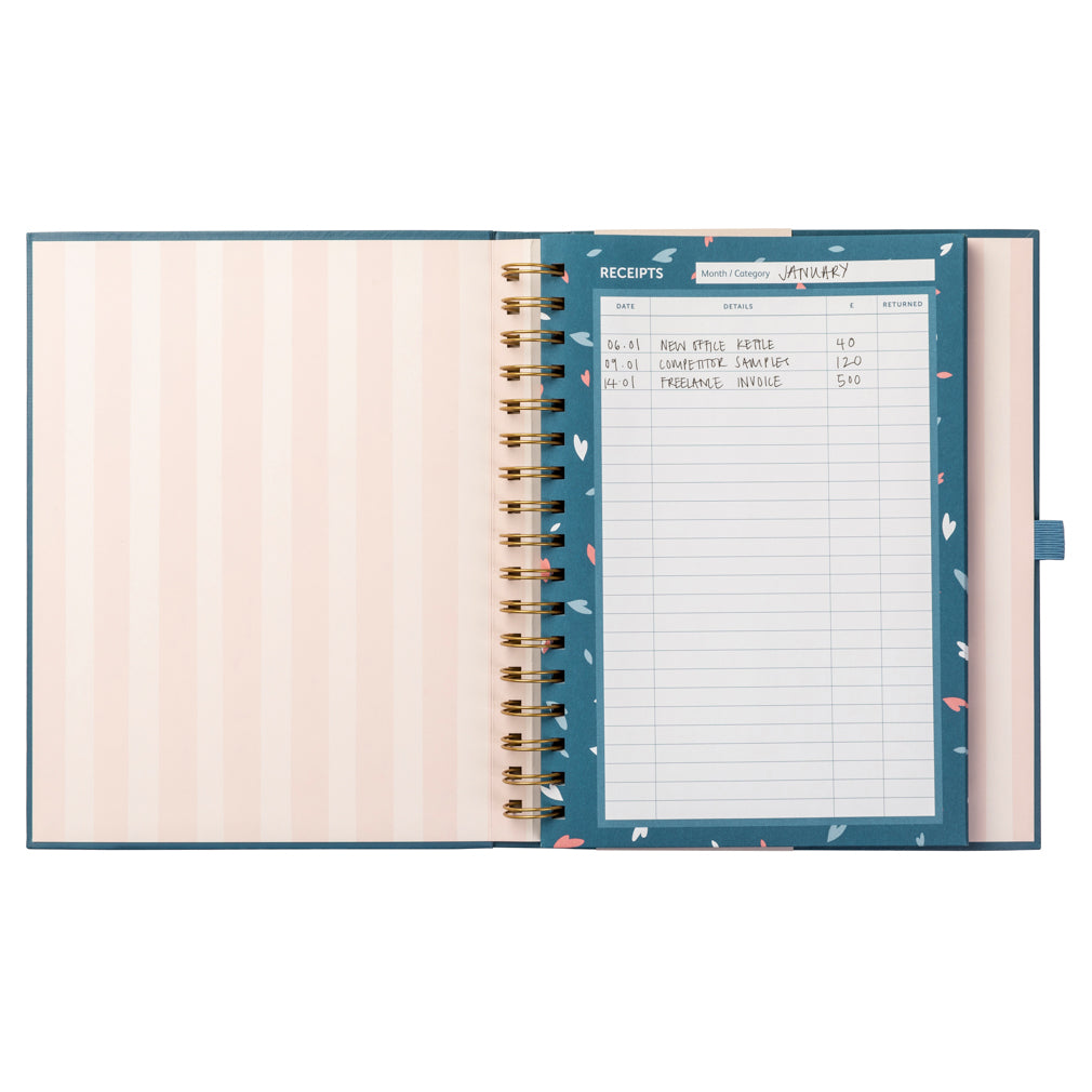 Receipt Storage Book