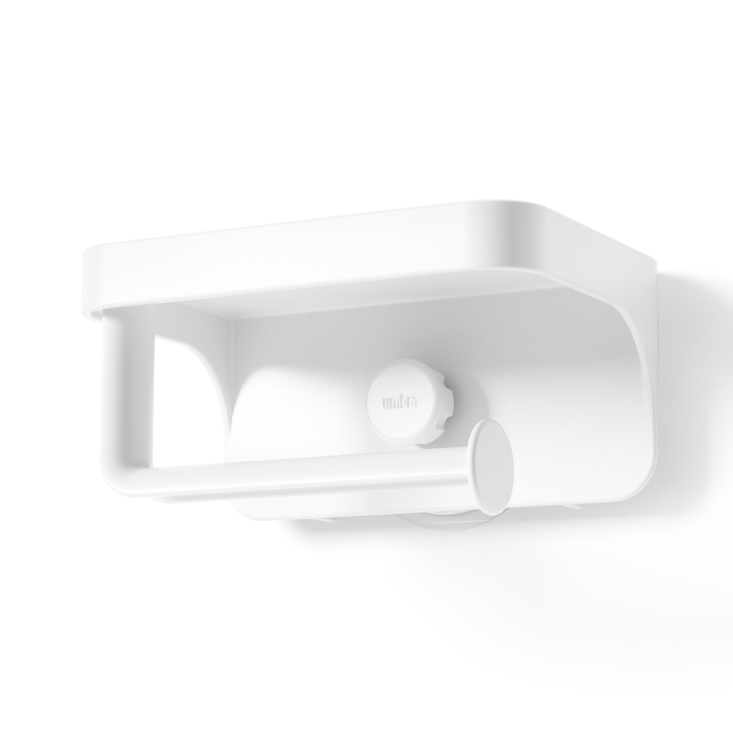 Toilet Roll Holder And Shelf Flex Adhesive