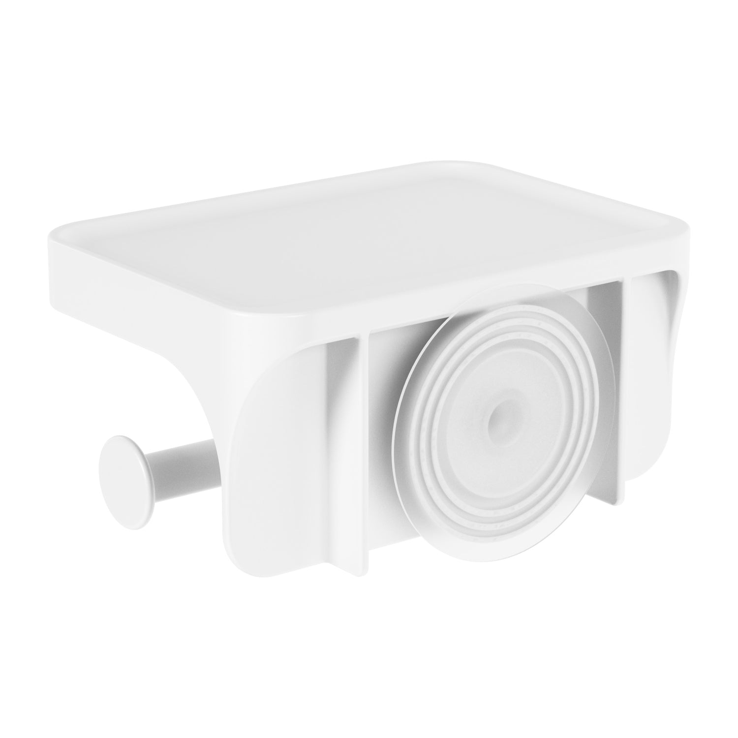 Toilet Roll Holder And Shelf Flex Adhesive