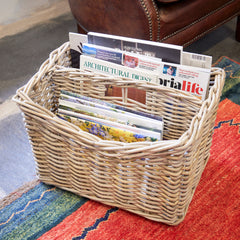 Rattan Magazine Rack