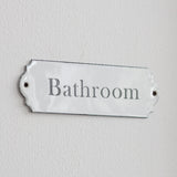 Enamel Bathroom Sign - Not A Boring Box
