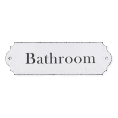 Enamel Bathroom Sign
